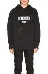 sweatshirt givenchy femmes hommes destroyed hoodie cotton black white pairs